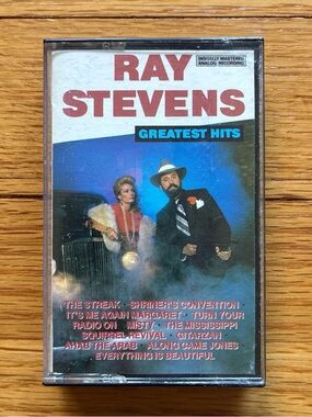 Ray Stevens Greatest Hits Cassette Tape - Red, Blue, Black